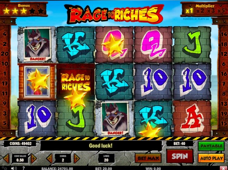 Rage to Riches online gokkast review